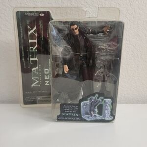 Matrix Series One Neo Figure McFarlane Toys Lobby Scene Sealed 2003